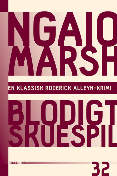 Omslag: Blodigt skuespil