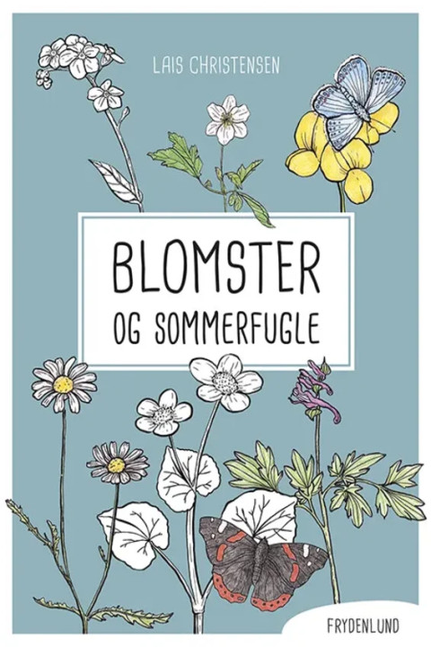 Omslag: Blomster og sommerfugle