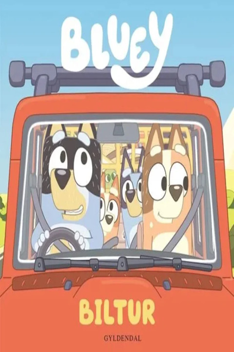 Omslag: Bluey - Biltur