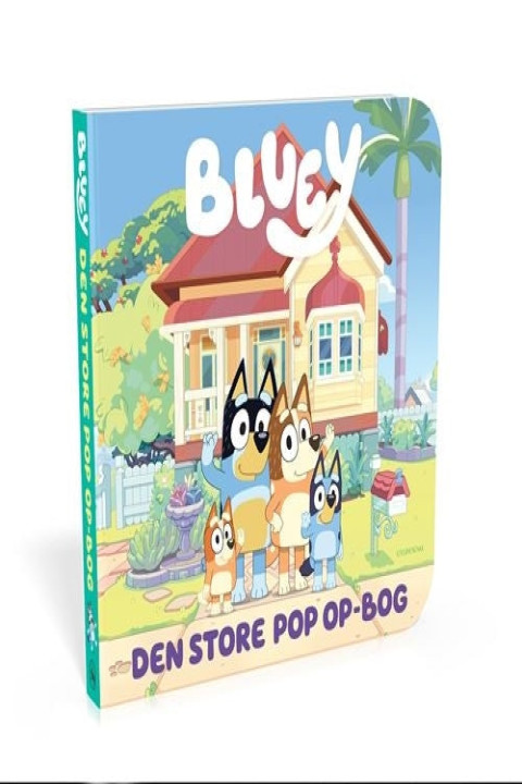 Omslag: Bluey - Den store pop op-bog