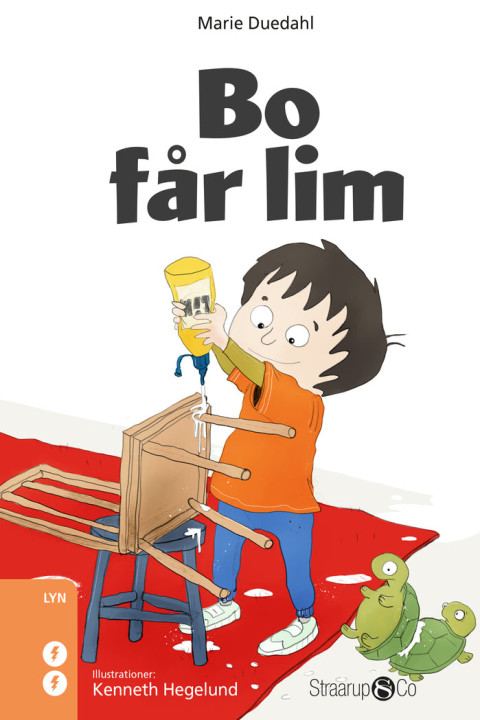 Omslag: Bo får lim