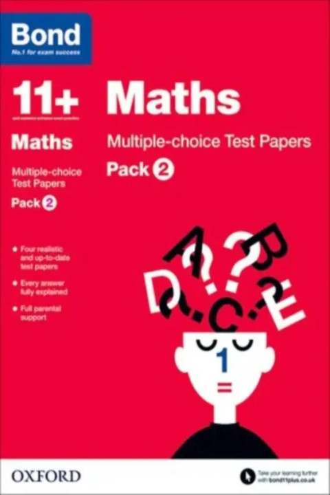 Omslag: Bond 11+: Maths: Multiple-choice Test Papers (for GL Assessment & other 11 plus exams) - Pack 2