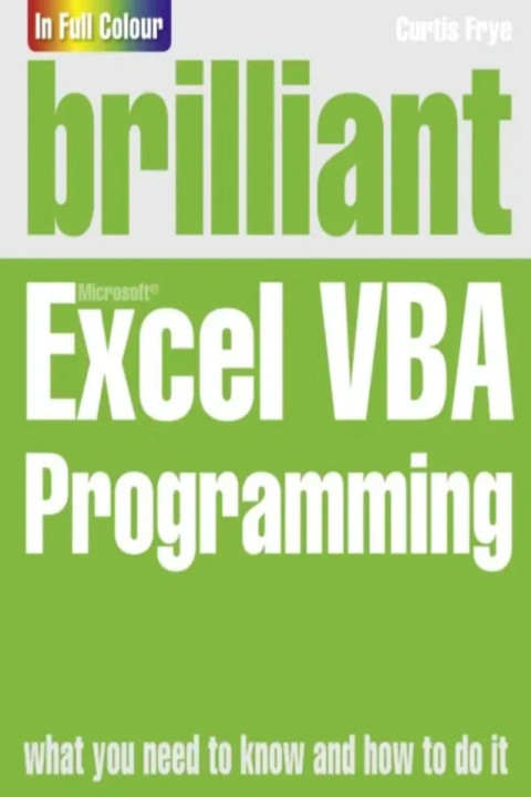 Omslag: Brilliant Excel VBA Programming