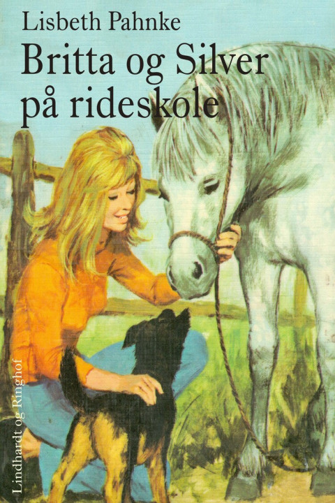 Omslag: Britta og Silver på rideskole
