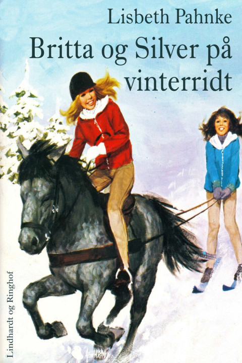 Omslag: Britta og Silver på vinterridt