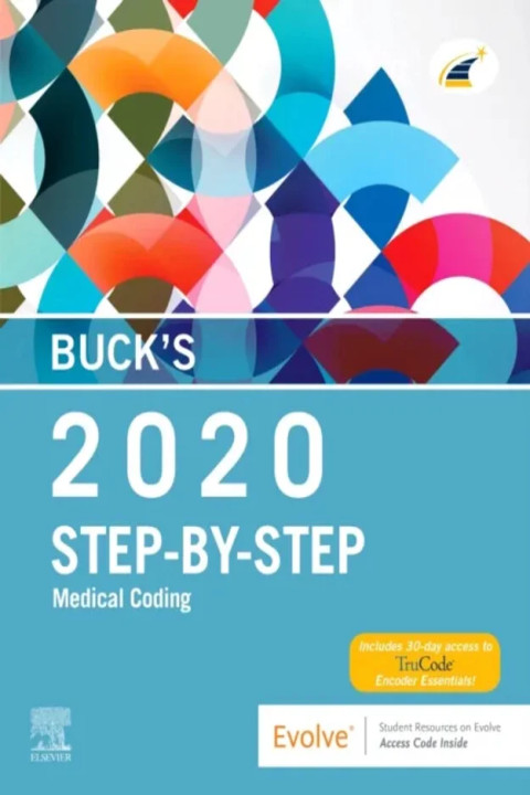 Omslag: Buck's Step-by-Step Medical Coding, 2020 Edition