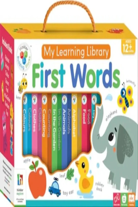 Omslag: Building Blocks Learning Library: First Words
