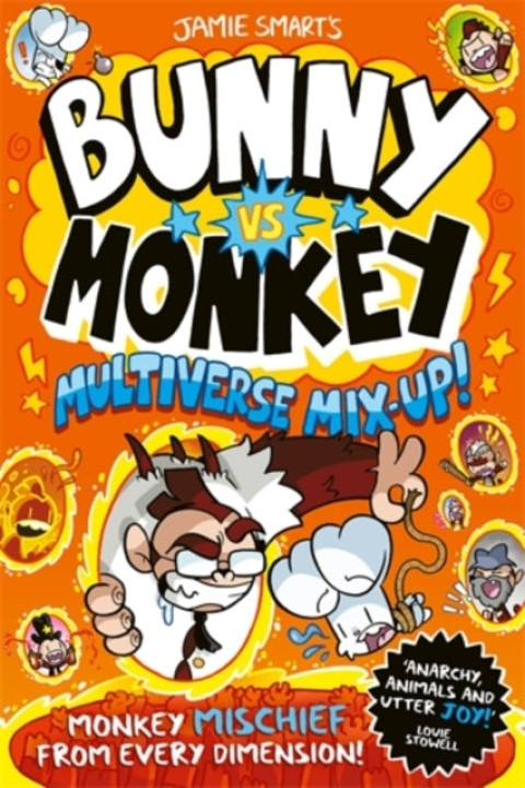 Omslag: Bunny Vs Monkey Multiverse Mix-Up!