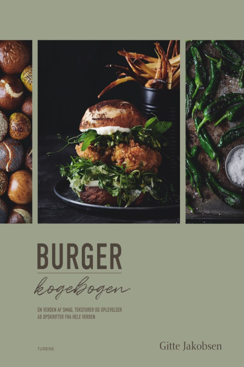 Omslag: Burgerkogebogen