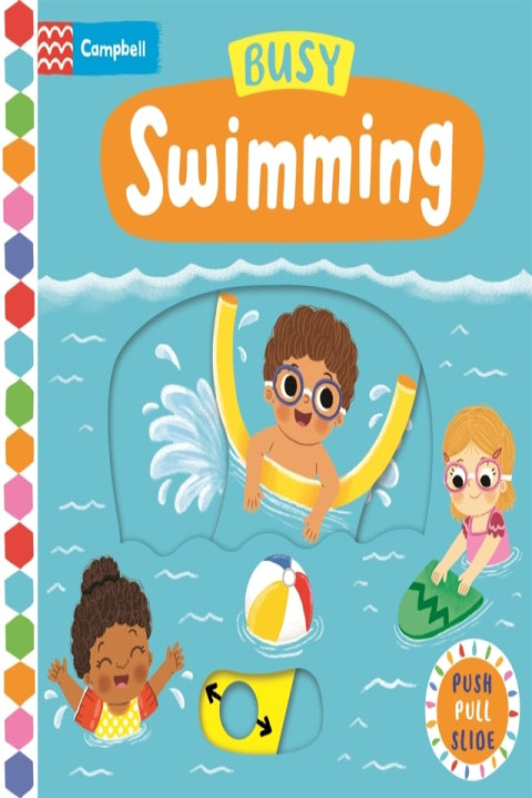 Omslag: Busy Swimming