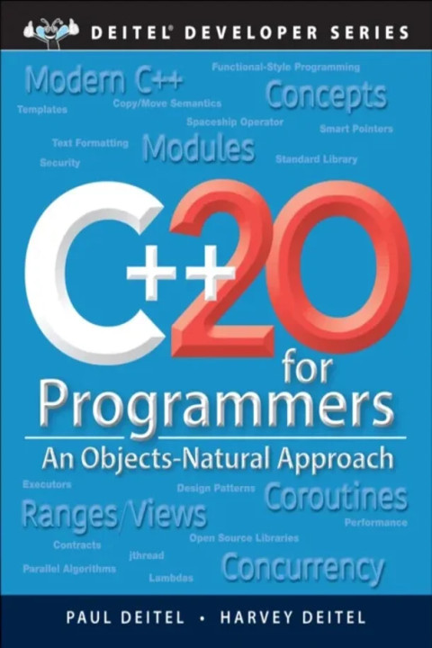 Omslag: C++20 for Programmers - An Objects-Natural Approach