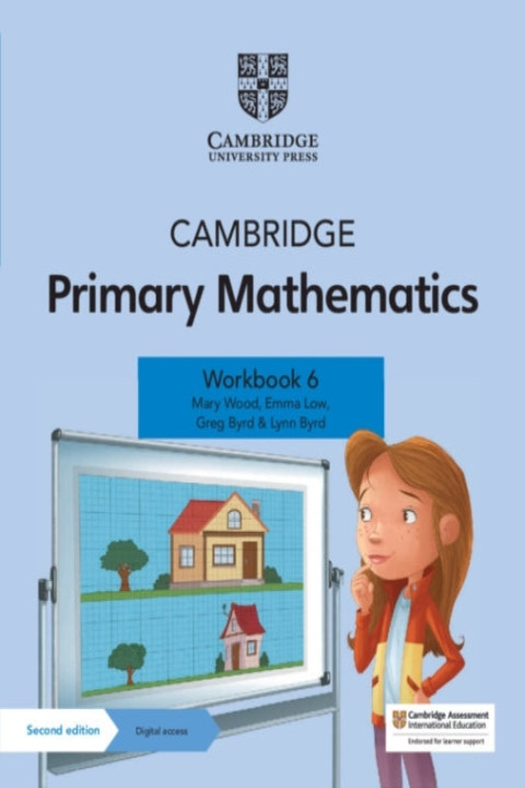 Omslag: Cambridge Primary Mathematics Workbook 6 With Digital Access