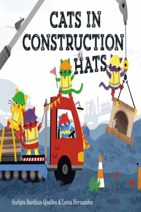 Omslag: Cats In Construction Hats