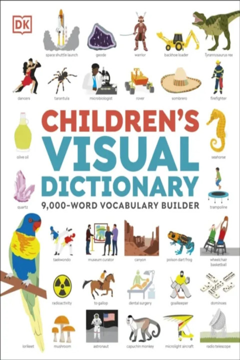 Omslag: Children's Visual Dictionary - 9,000-Word Vocabulary Builder
