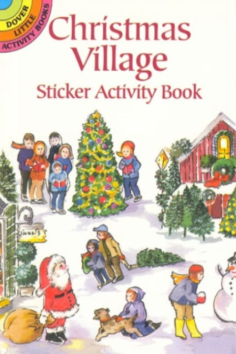 Omslag: Christmas Village Sticker Activity Book