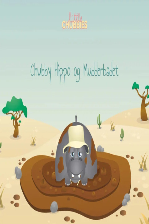Omslag: Chubby Hippo og Mudderbadet