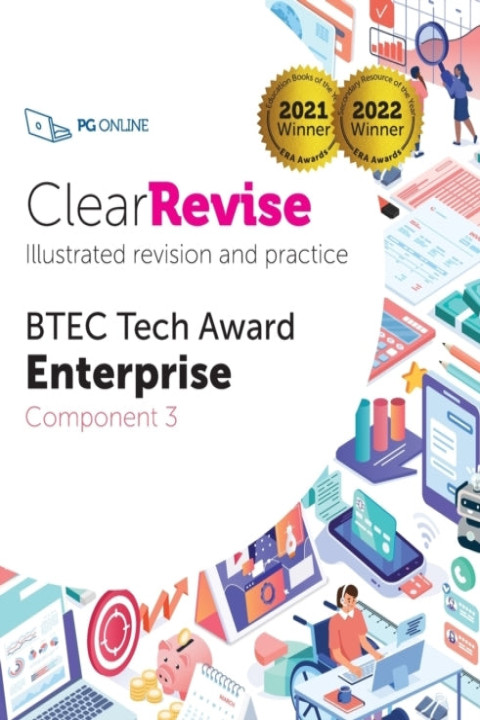 Omslag: Clearrevise Btec Tech Award Enterprise Component 3