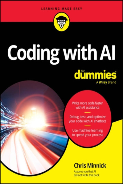 Omslag: Coding with AI For Dummies