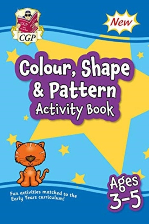 Omslag: Colour Shape og Pattern Maths Activity Book For Ages 3-5