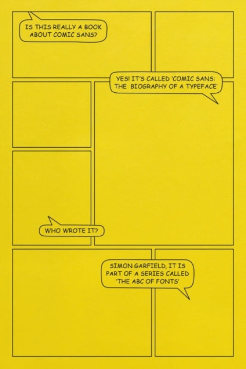 Omslag: Comic Sans