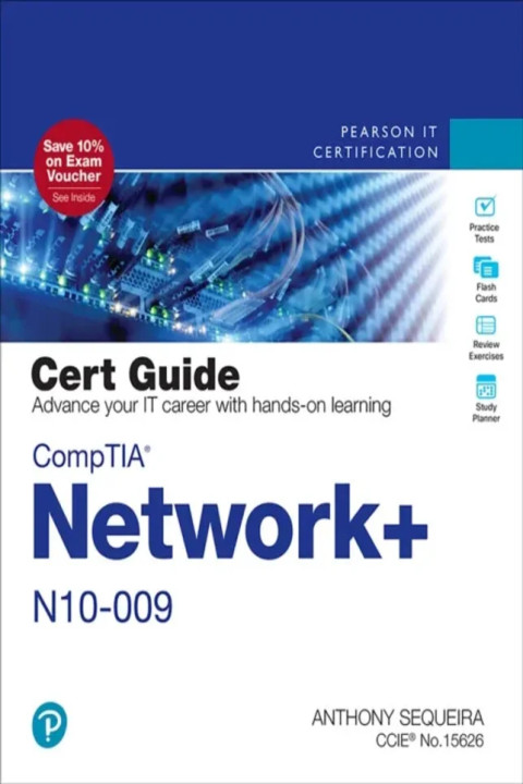 Omslag: CompTIA Network+ N10-009 Cert Guide