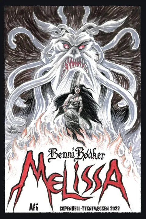 Omslag: Copenhell-tegnevæggen 2022: Melisssa