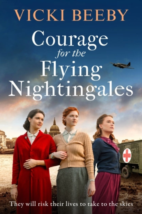 Omslag: COURAGE FOR THE FLYING NIGHTINGALES