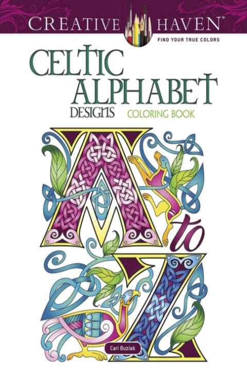 Omslag: Creative Haven Celtic Alphabet Designs Coloring Book