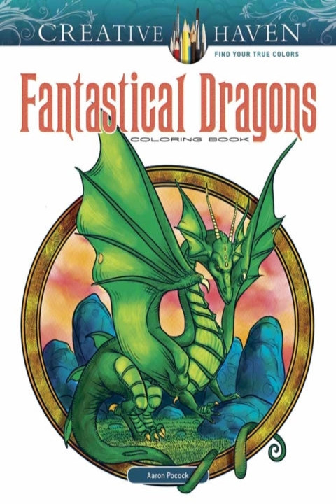 Omslag: Creative Haven Fantastical Dragons Coloring Book