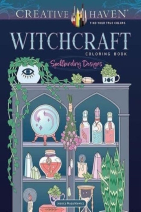 Omslag: Creative Haven Witchcraft Coloring Book