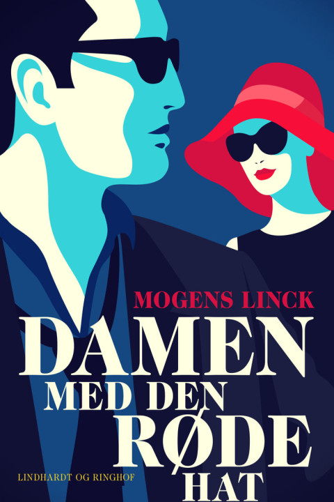 Omslag: Damen med den røde hat