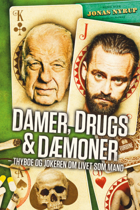 Omslag: Damer, drugs & dæmoner
