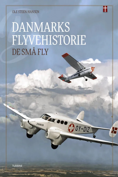 Omslag: Danmarks flyvehistorie De små fly - Bind 2