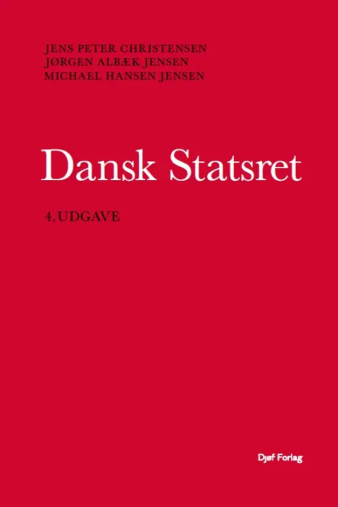Omslag: Dansk Statsret