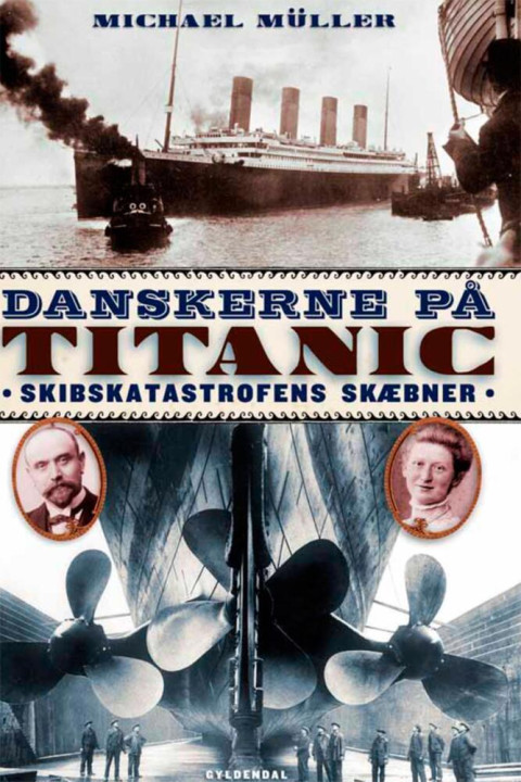 Omslag: Danskerne på Titanic