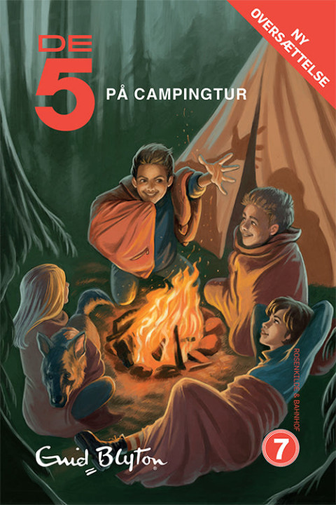 Omslag: De 5 på campingtur