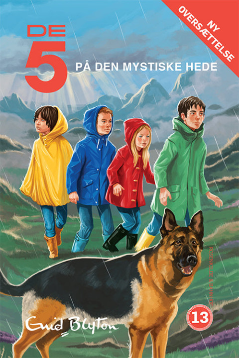 Omslag: De 5 på den mystiske hede