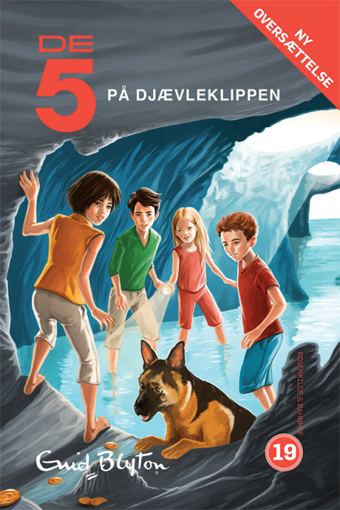 Omslag: De 5 på Djævleklippen