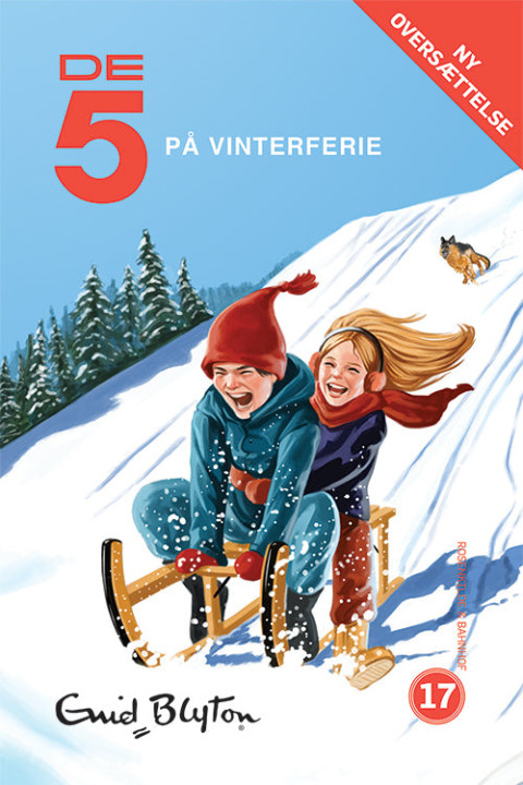 Omslag: De 5 på vinterferie