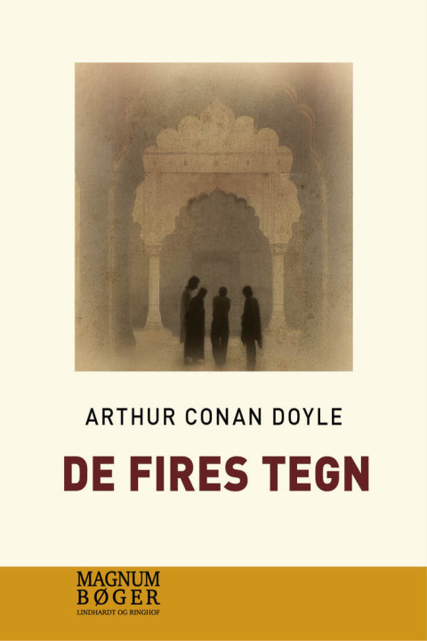 Omslag: De fires tegn storskrift