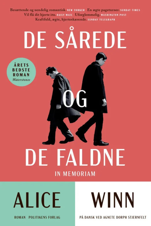 Omslag: De sårede og de faldne