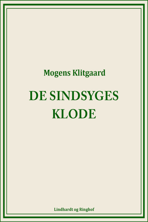 Omslag: De sindsyges klode