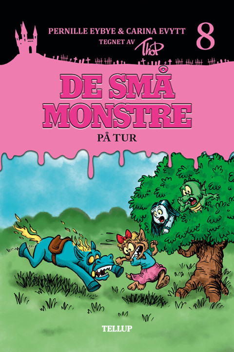 Omslag: De små monstre 8: På tur