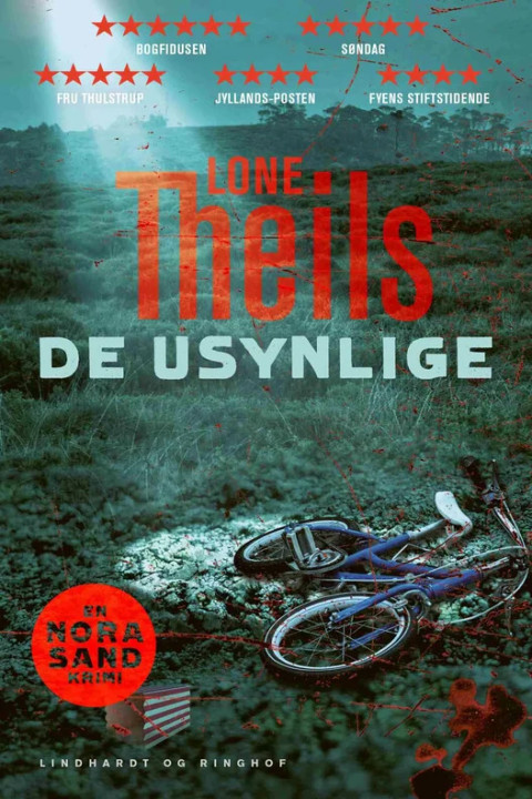 Omslag: De usynlige (Nora Sand nr. 5)