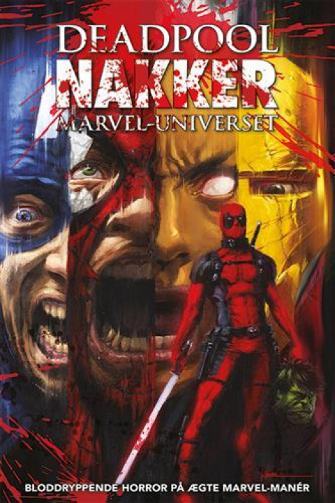 Omslag: Deadpool nakker Marvel-universet