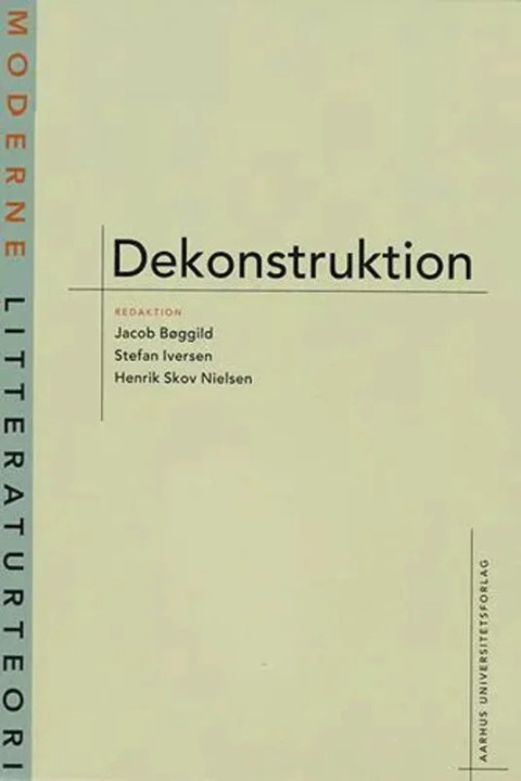 Omslag: Dekonstruktion