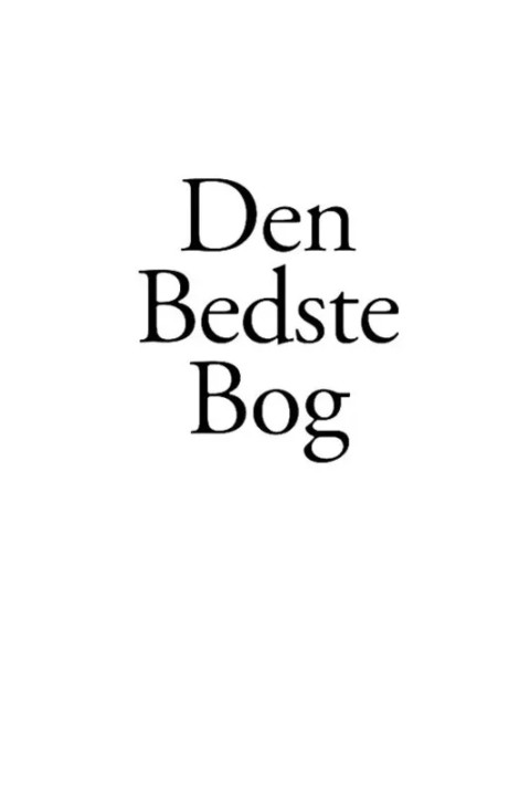 Omslag: Den Bedste Bog - Sandheden