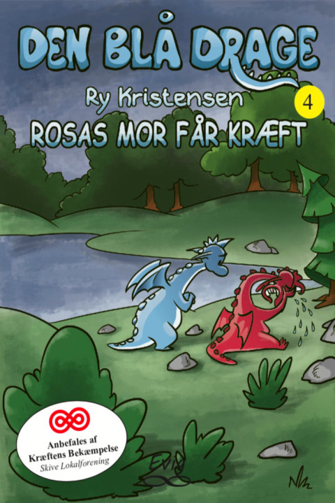 Omslag: Den blå drage 4 - Rosas mor får kræft