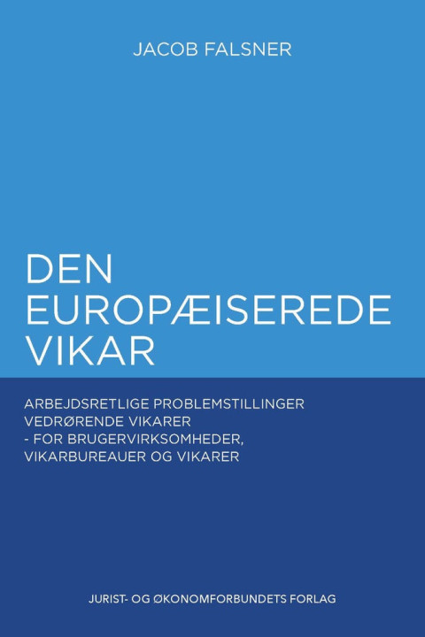 Omslag: Den europæiserede vikar