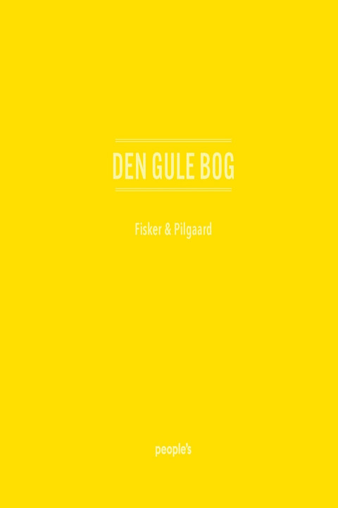 Omslag: Den gule bog